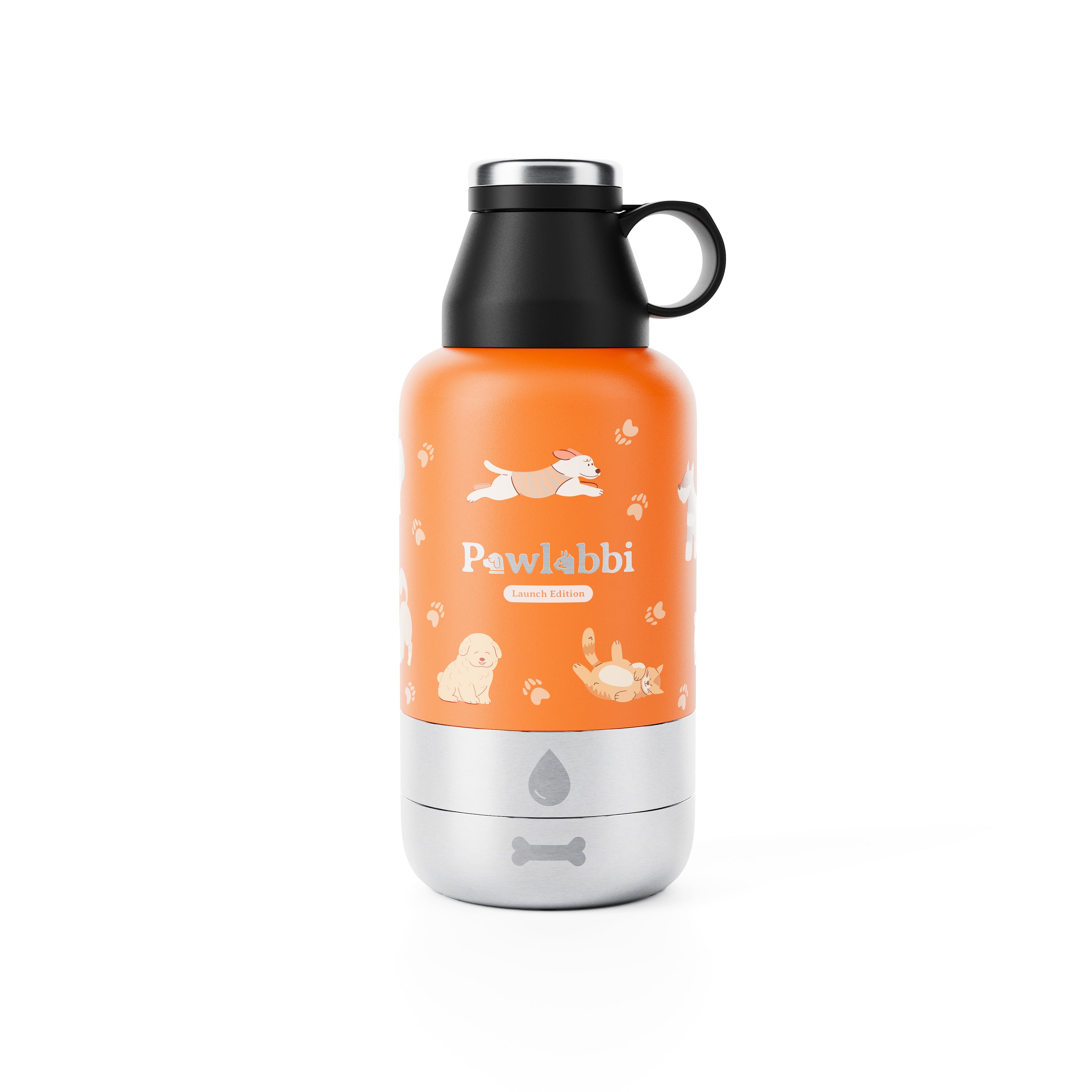 Pawbottle Thermo Trinkflasche für Haustiere Hunde & Katzen
